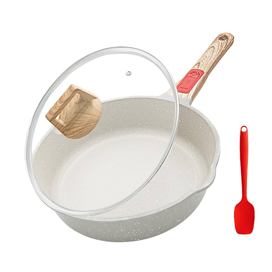 Amazon | RANXINGST フライパン 24cm 蓋付き くっつかない