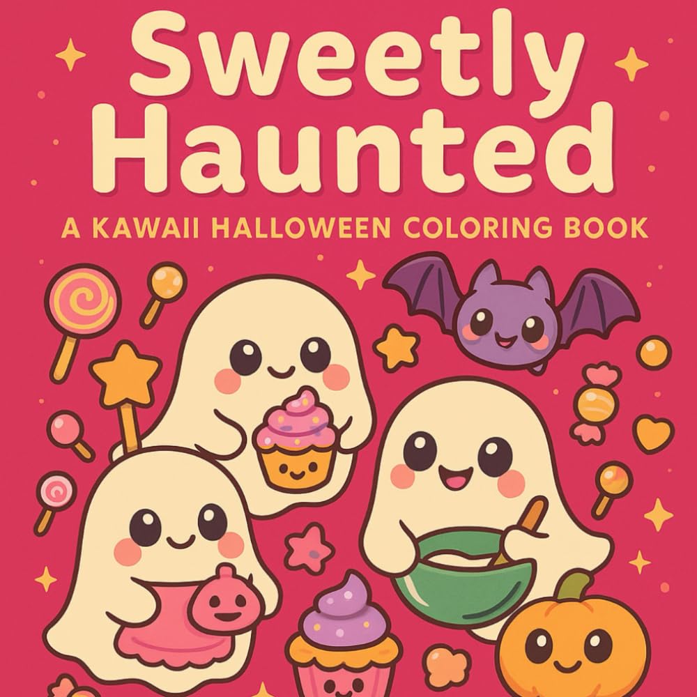 Sweetly Haunted:: The kawaii Spooky Coloring Collection