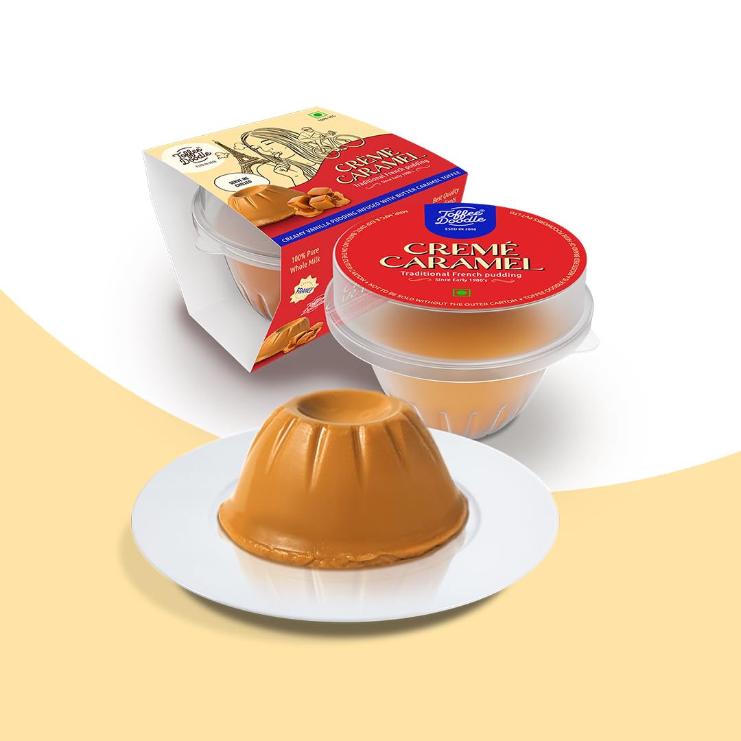 Toffee Doodle Pudding | Creme Caramel | Dessert Pudding | Box of 16 |