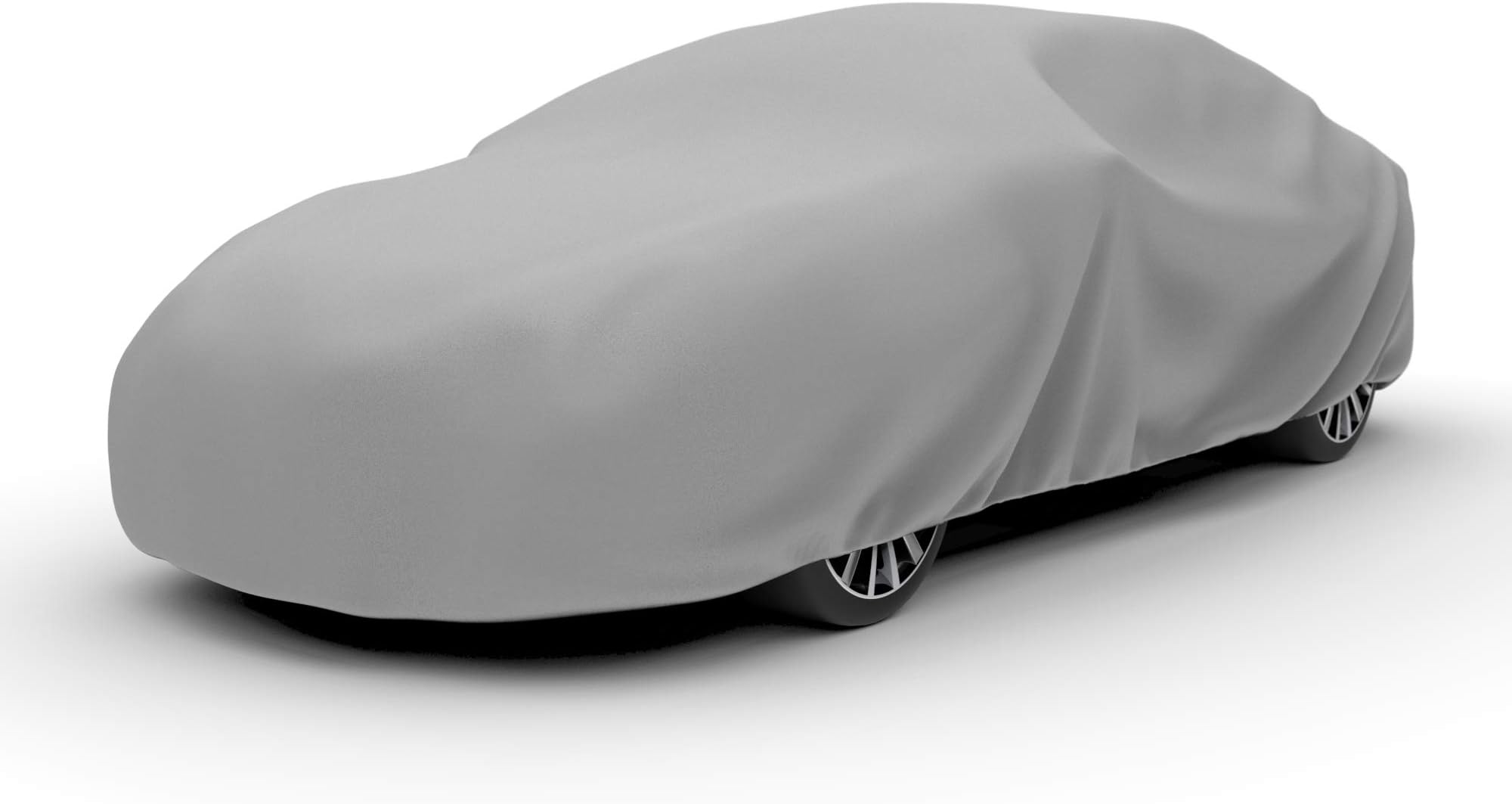Budge Duro Car Cover Fits Sedans up to 228 inches, D-4 - (Polypropylene, Gray)