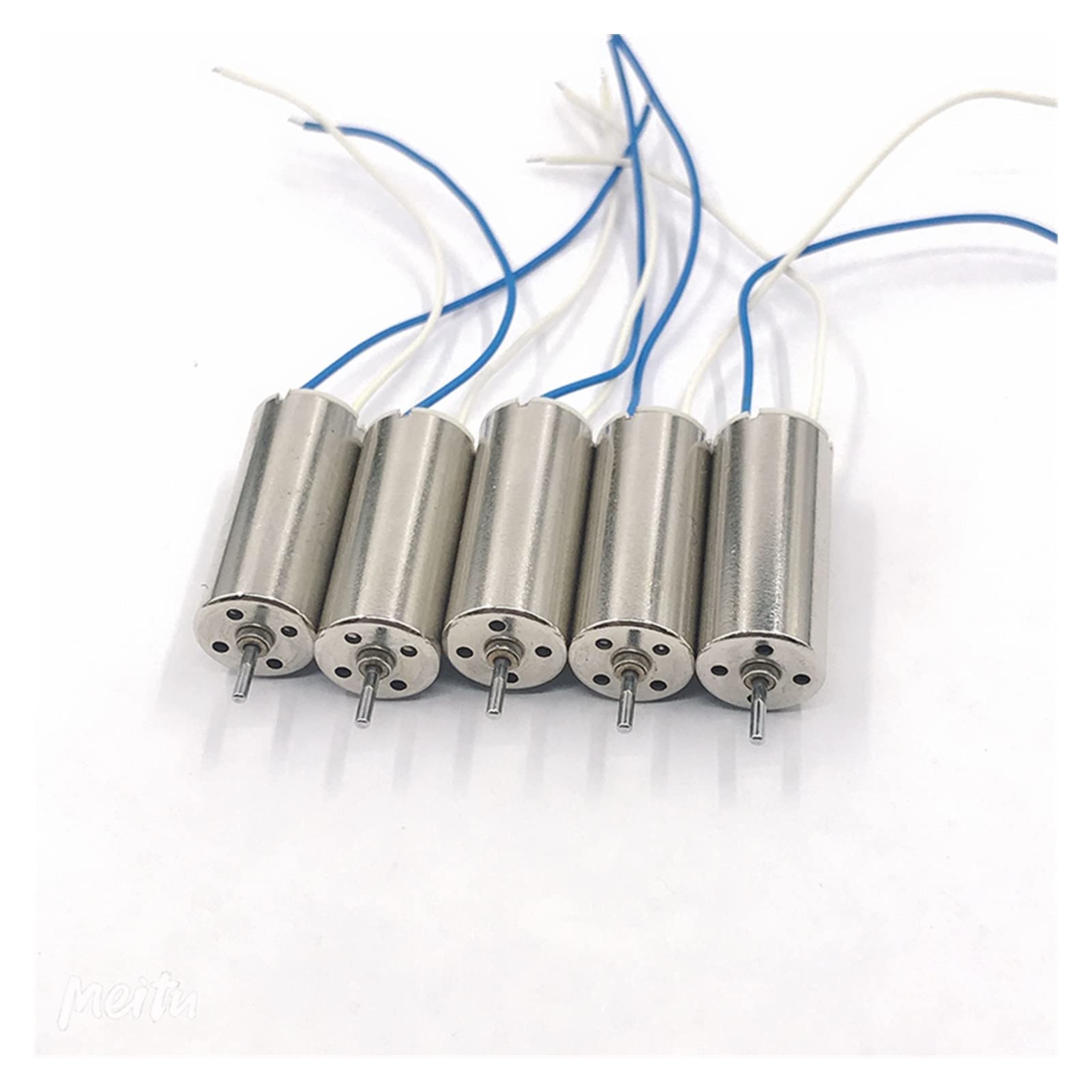 FCARUMIQP DC Motor 5pcs 8520 5mm*20mm Coreless 3V-3.7V 43800RPM Ultra-High Speed Strong NdFeB Magnet DIY Drone Aircraft