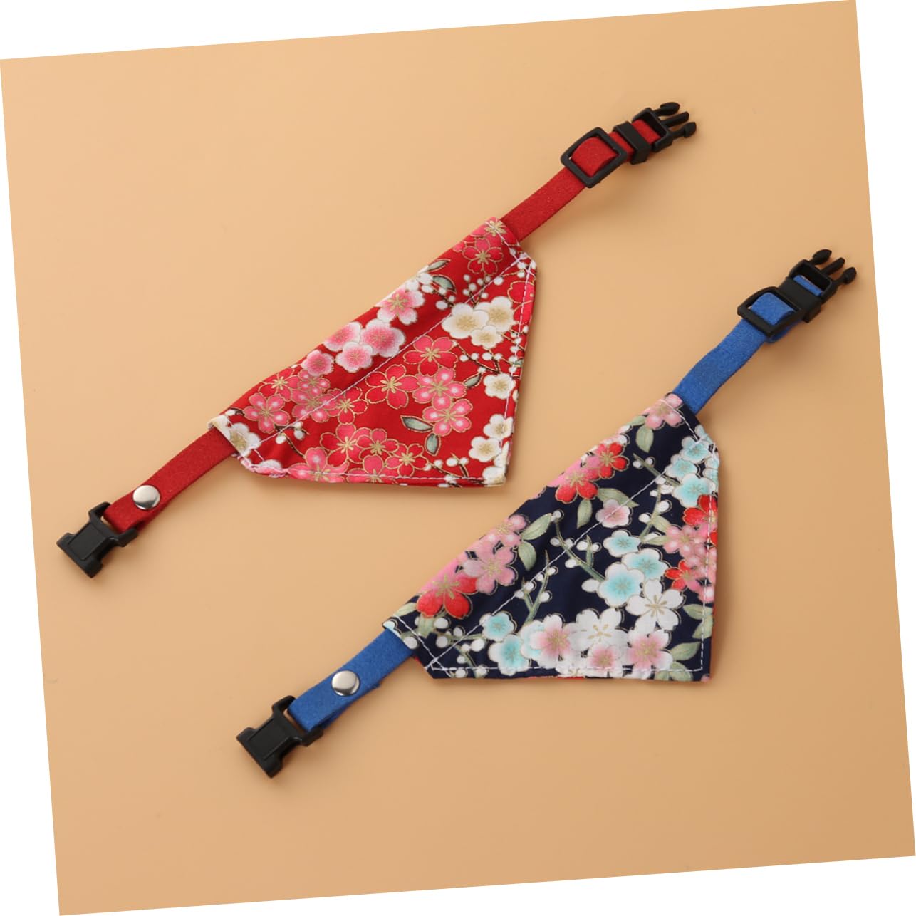 YARNOW 6pièces Collier Bandana pour Chien Réglable avec Motif Floral Et Accessoires Animaux