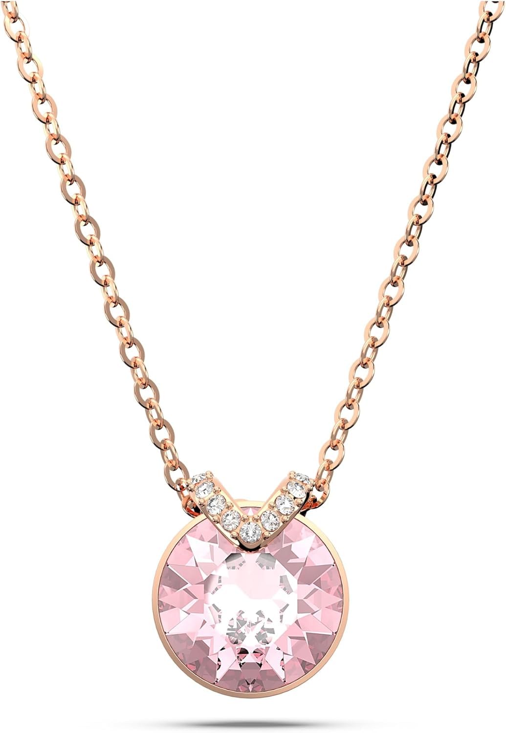 Swarovski Bella Halskette & Ohrringe Kollektion, goldfarben