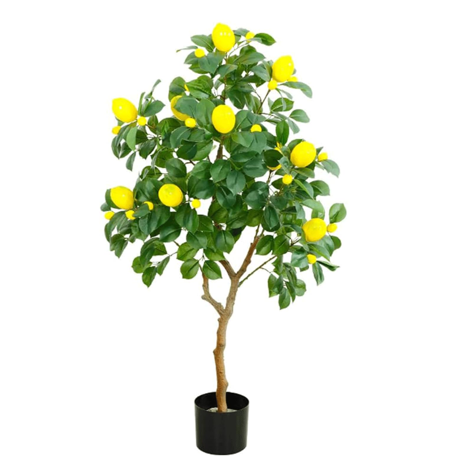 GLJTUO fake tree Artificial Trees Simulation Lemon Tree 3.9 Ft Fake Tree Large Faux Tree For Party Restaurant Decoration Artificial Plant Realistic Design