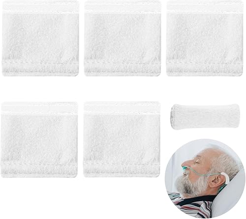 DOERDO - 6 almohadillas nasales de cánula para los oídos, protectores de oídos para tubos de oxígeno, almohadillas para los oídos de cánula nasal,