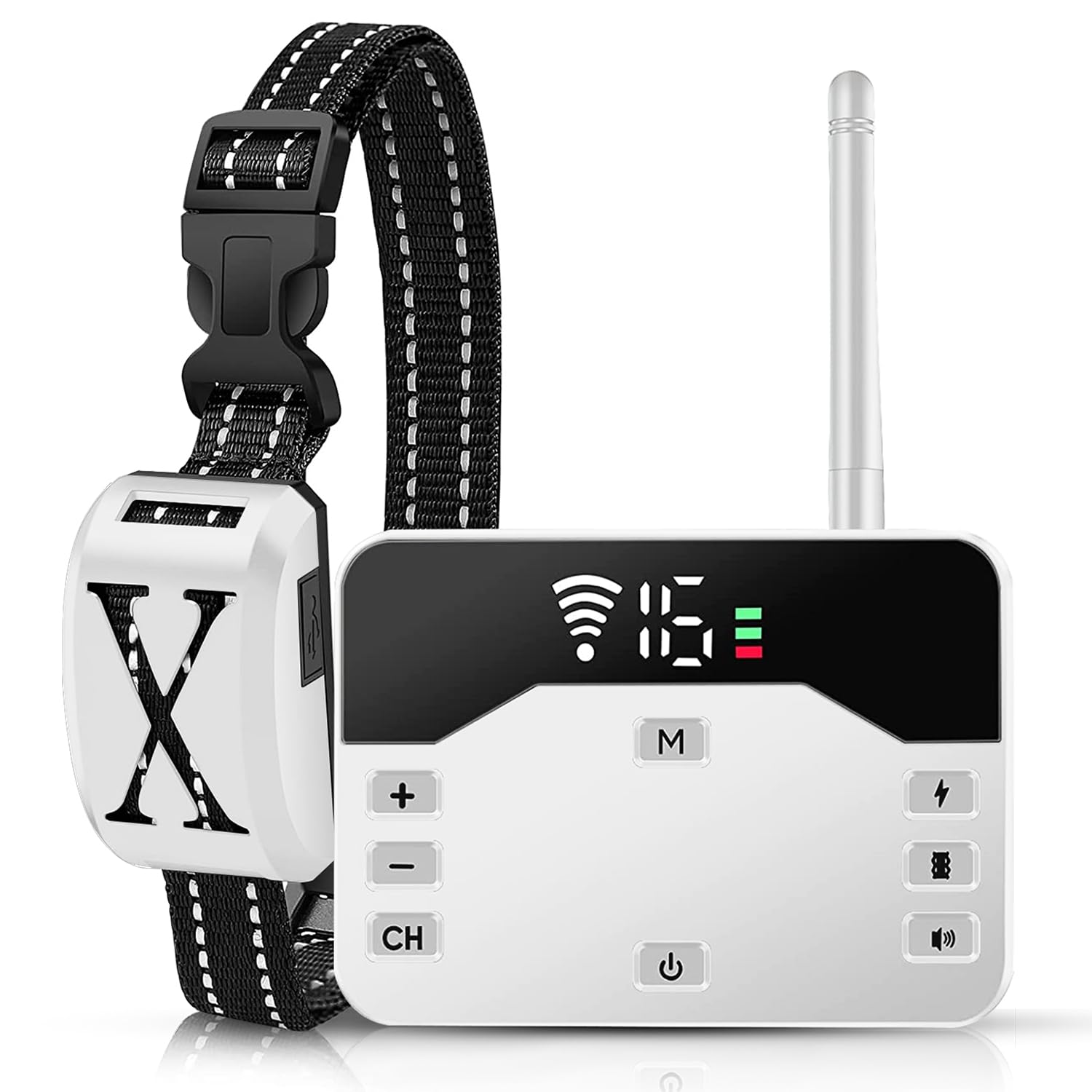 TeqHome Wireless Dog Fence, 2in1 Electric Dog Fence