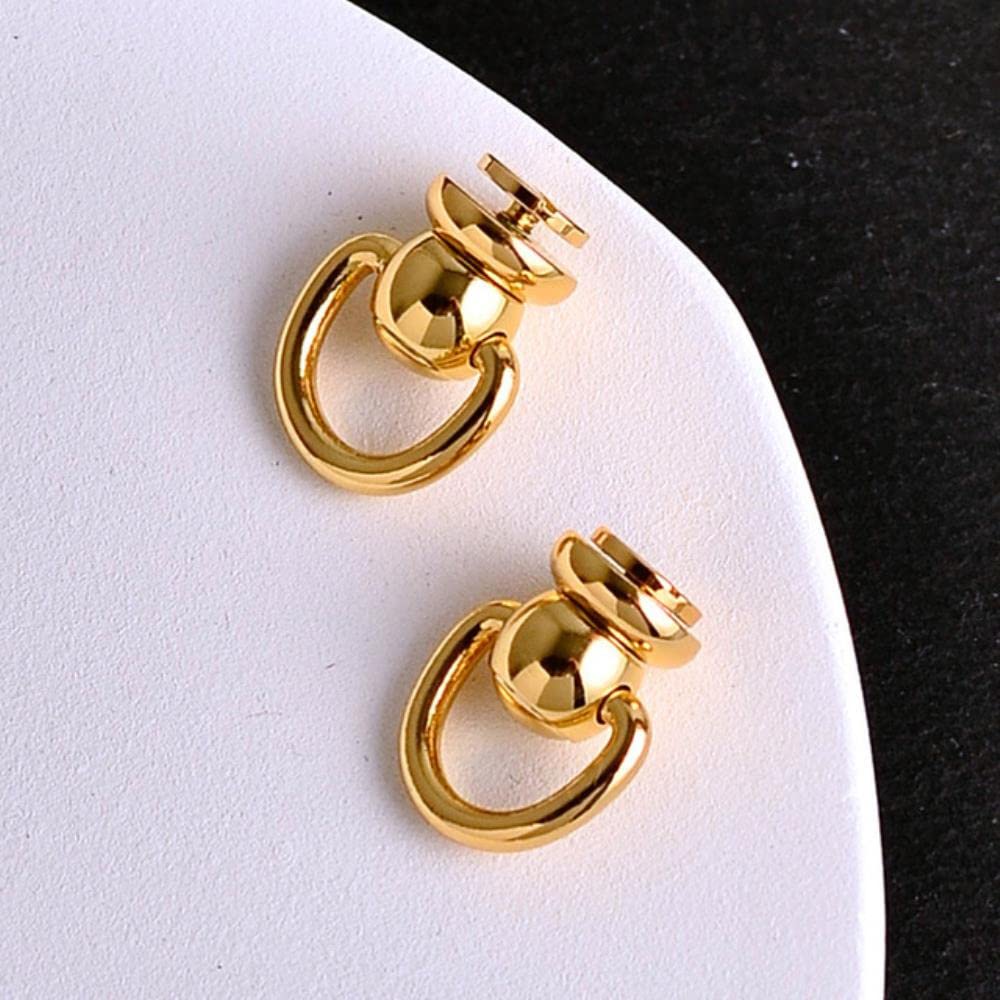 MicroMall Pure Copper Bag Zipper Transform Buckles Accessories DIY Handbag Repair Kit Replace Chain Buckle Adjust Parts Hardware