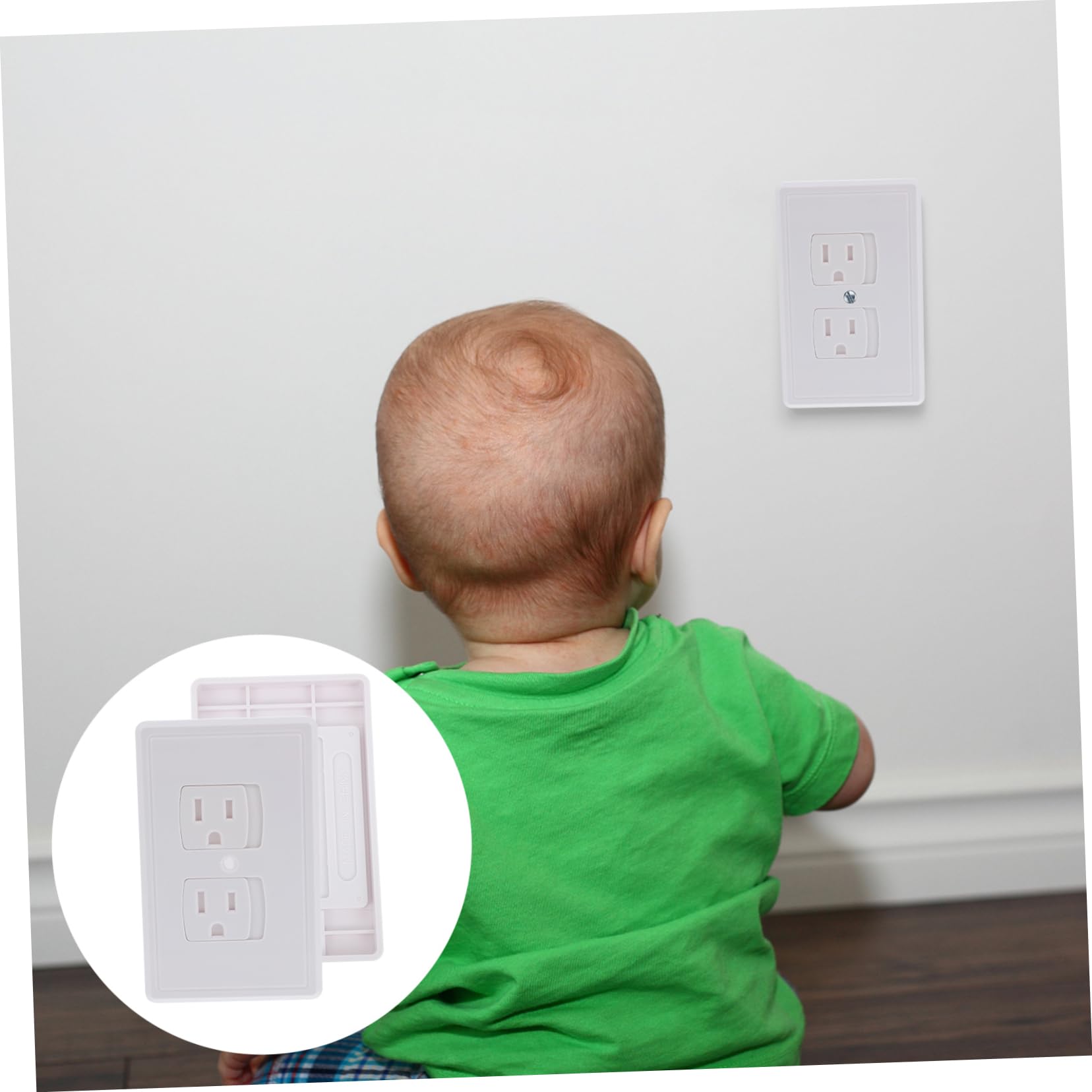12 pièces couvercle de protection de prise couvercle de prise de courant couvercle de prise domestique bouchons de sortie de sécurité couvercles de prise à fermeture automatique couvercles de prise bé