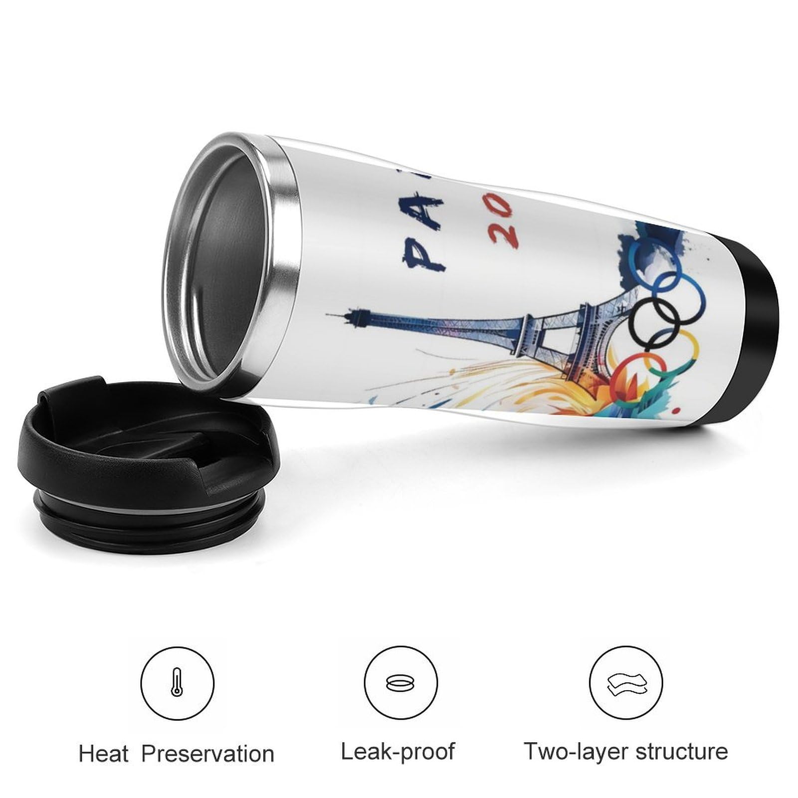 Amazon｜パリオリンピック サーモス 水筒 ダブルステンレス