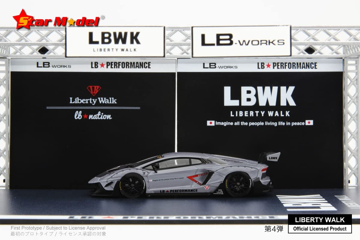 Amazon.co.jp: 1/64 Star Model liberty walk Lamborghini Aventador
