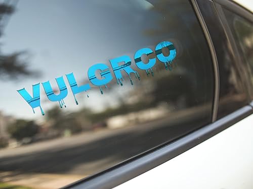 Miniatura 4 de VulgrCo Design Your Own Custom Vinyl Decal Sticker Letters Initials Monogram Car Window Cup Gift License Plate Personalized Sign DIY - Chrome Colors