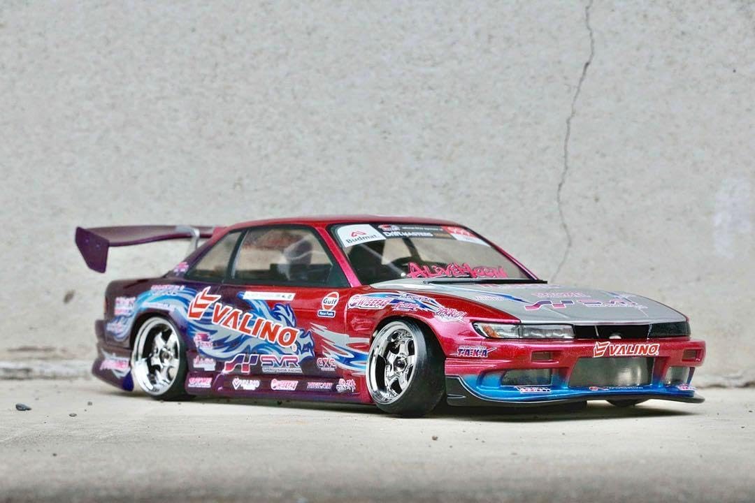 PandoraRC S13シルビア　オリジンエアロ　ホイール＋タイヤ PandoraRC S13シルビア オリジンエアロ シルビア エアロ
