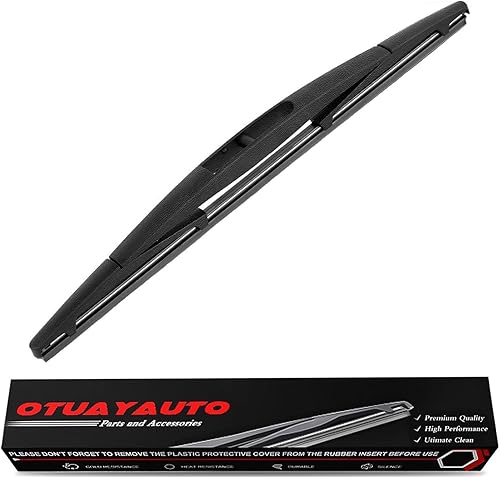 OTUAYAUTO - Limpiaparabrisas trasero, 2 piezas de limpiaparabrisas trasero de coche