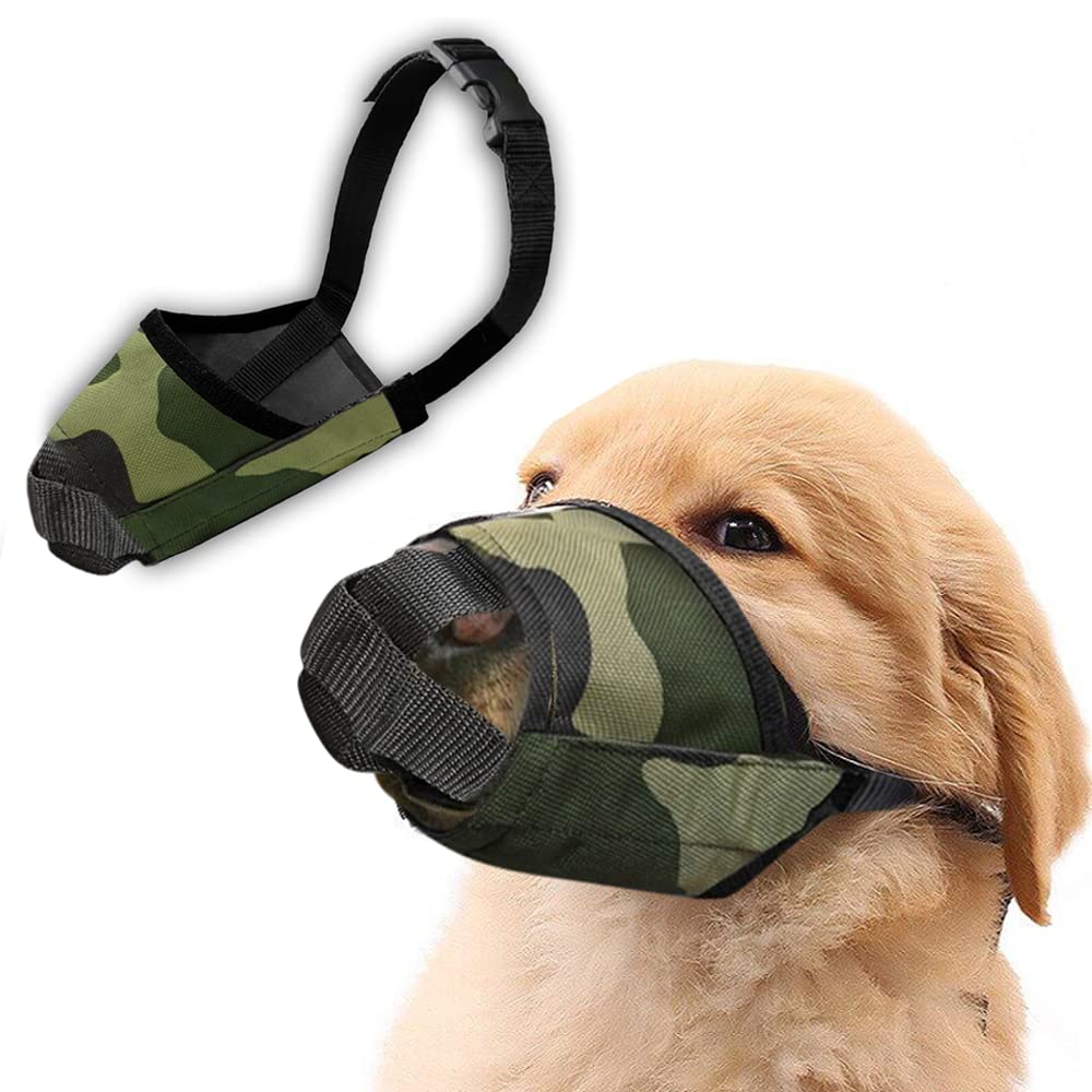 Sage Square Dog Army Muzzle, Adjustable Pet Muzzle Mesh Breathable Nylon Soft Muzzle Anti-Biting Barking Mouth Cover or Small Medium Large Dogs (Extra Small) (B0B3RX6G9M) Amazon Price History, Amazon Price Tracker