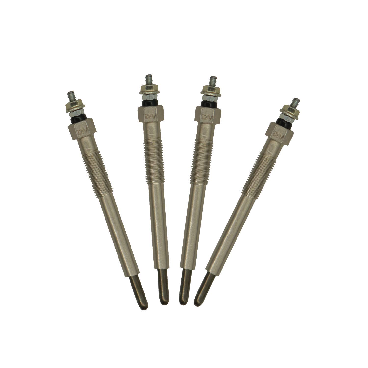 Jiayicity 12900877800 129008-77800 New 4 Packs Glow Plug Compatible with Yanma r Engine VIO45-5B 4TNV88-BDAW 4TNV88-BDSA 4TNV88-BPNKR 4TNV88-BPTB 4TNV88-BDAW 4TNV88-BPNS 4TNV88-BXPYBD 4TNV88-NHBB