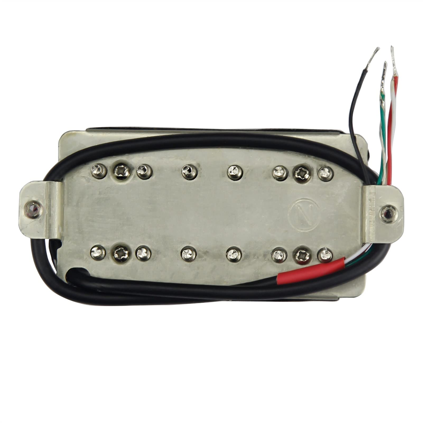 FLFL Alnico 5 Humbucker Pick-up Electric Guitar Bridge Pickup Blanc 14k 4-Fils pour Les Pièces De Guitare Micros de Guitare