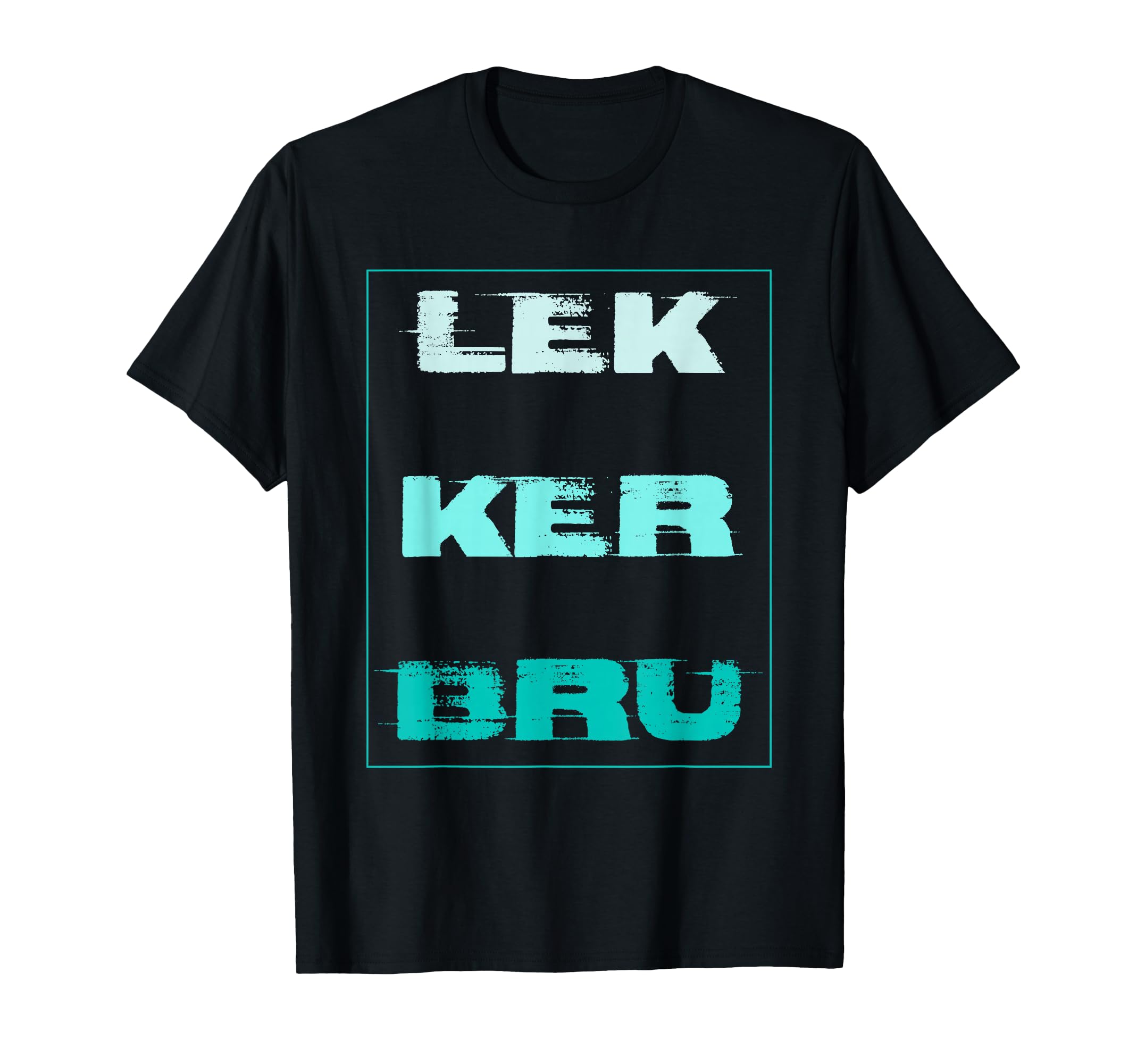 LEKKER BRU South African shirt. Rugby fan SA flag tee T-Shirt