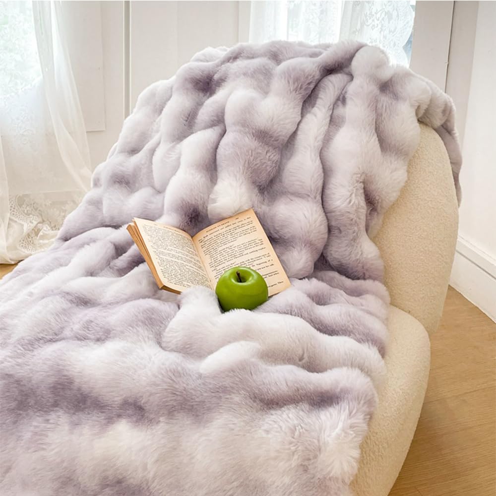 Amazon.com: GENERIC Purple 200cmx230cm Extra Soft Luxury Dual
