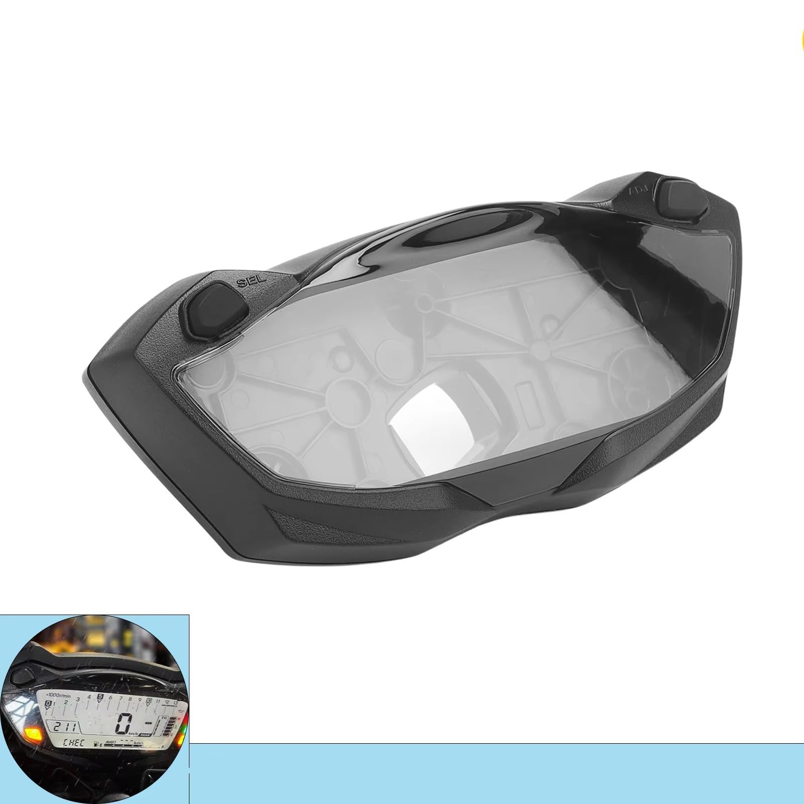 Marco Instrumento Compatible Con Suzuki Para GSX-S1000 2015-2020 Para GSX-S750 2017-2022 Tacómetro Cubierta Instrumentos Motocicleta