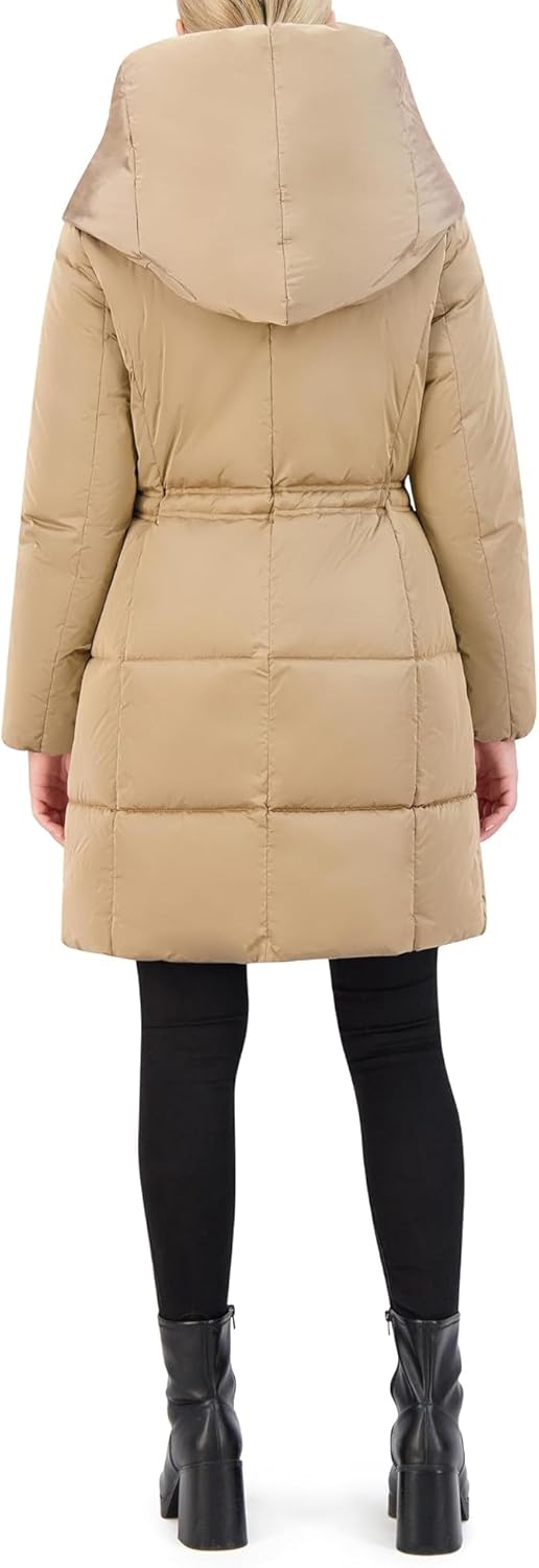 Cole Haan Women's Durable Shawled Cold Weather Coat