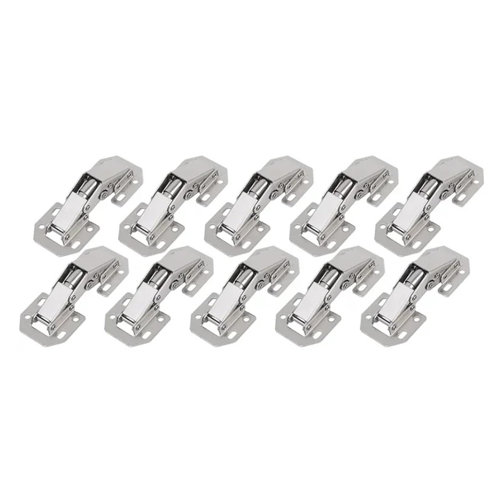 2-10Pcs Hole Cupboard Door Buffer Hinges