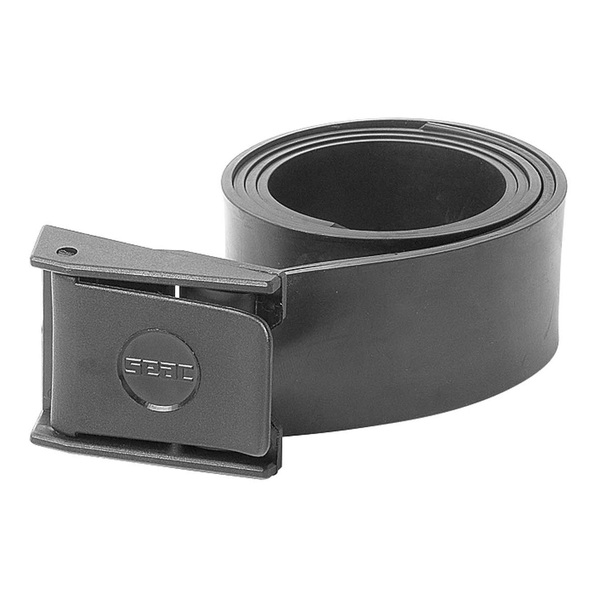 SEAC Belt with Buckle, Black - Black, 130 cm