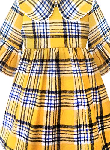Image of A.T.U.N. (All Things UBER Nice) Girls Skater Printed Cotton Julie Knee Length Sleeveless Dress