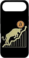 Vista 26 de iPhone 13 Pro Max Bitcoin Bull Graph Bullish BTC Crypto Crypto Cryptocurrency Trader Case