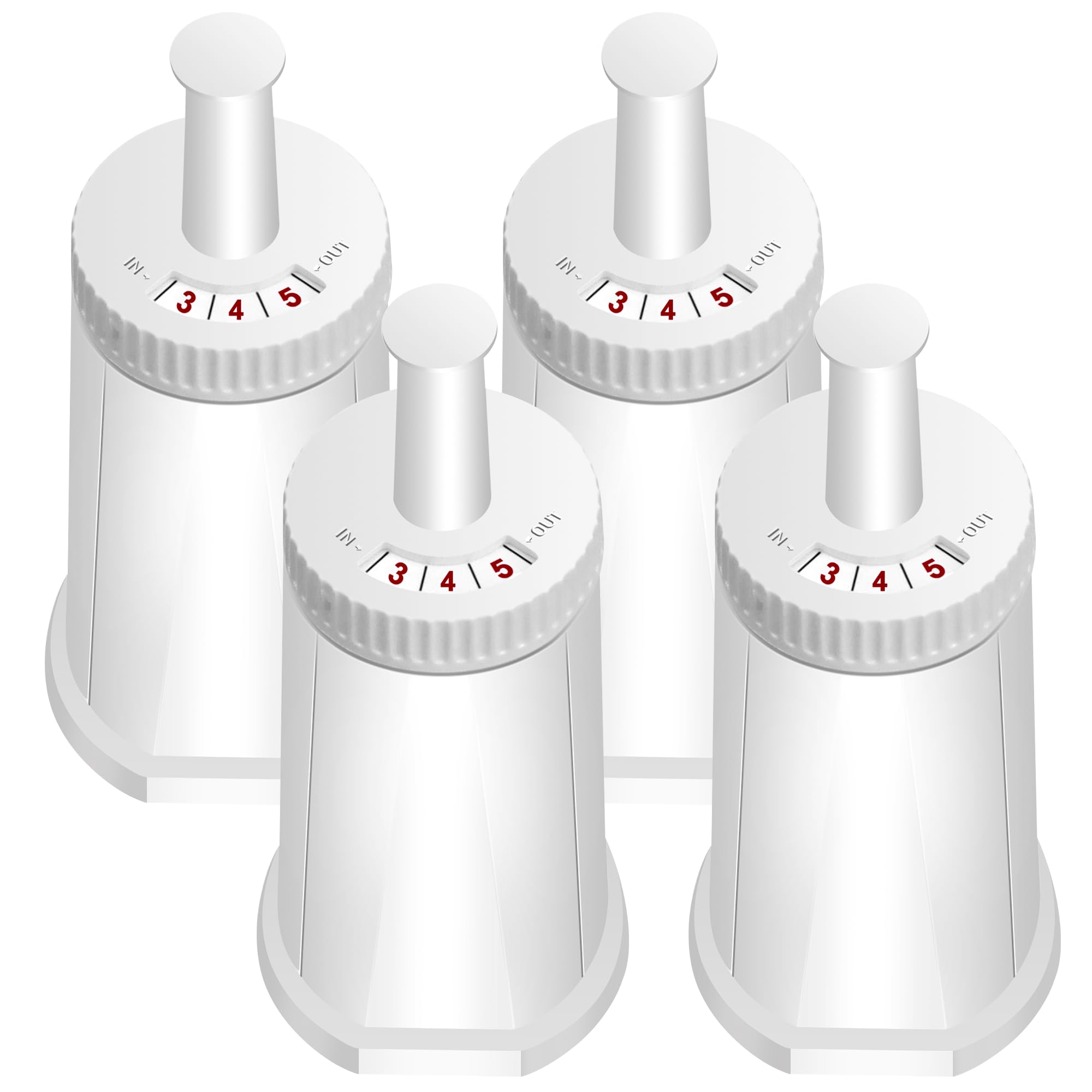 TOMOON Water Filter Replacement for Breville Espresso Machines Barista Touch BES880, Barista Pro BES878,Oracle Touch BES990,Oracle BES980,Dual Boiler BES920 Bambino ClaroSwiss Sage,4 Pack