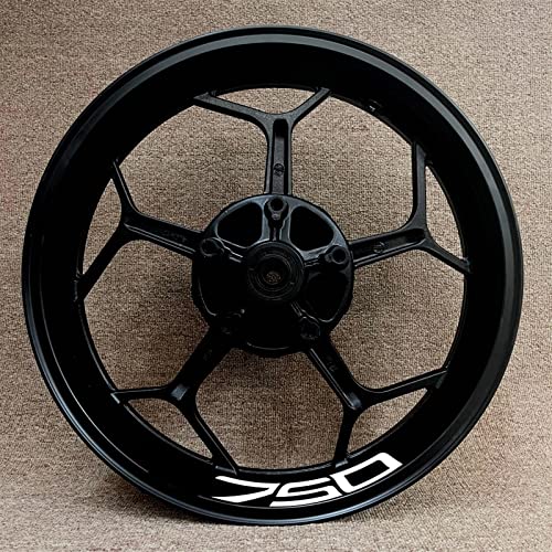 Motorrad-Innen- Und Außenradnaben-Aufkleber, Dekorative Felge, Wasserdicht, Hochreflektierender Aufkleber Für Kawasaki Z750 Felgenaufkleber(Color:3)