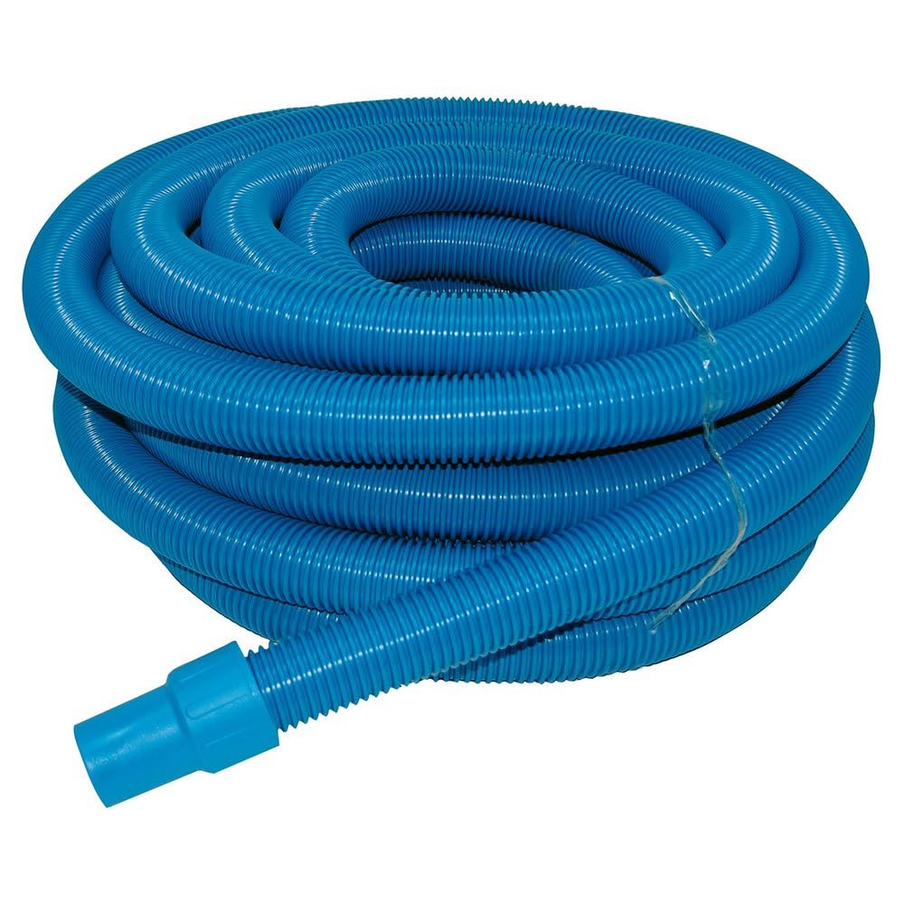 Productos QP Manguera para la Piscina, Flexible e Óptima para Limpiar a Fondo Piscinas, Manguera 10M con Maguitos 38