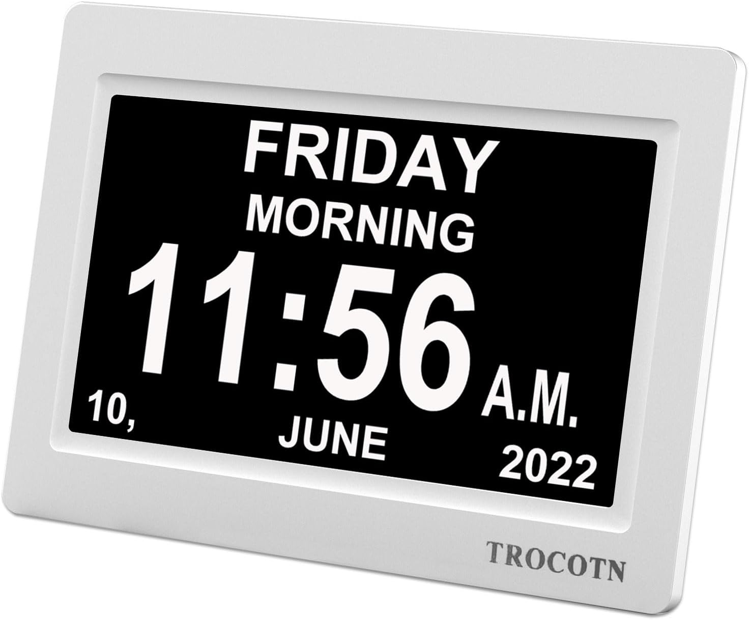 Talking Alarm Clock for Visually Impaired Large Numbers Desk Clock