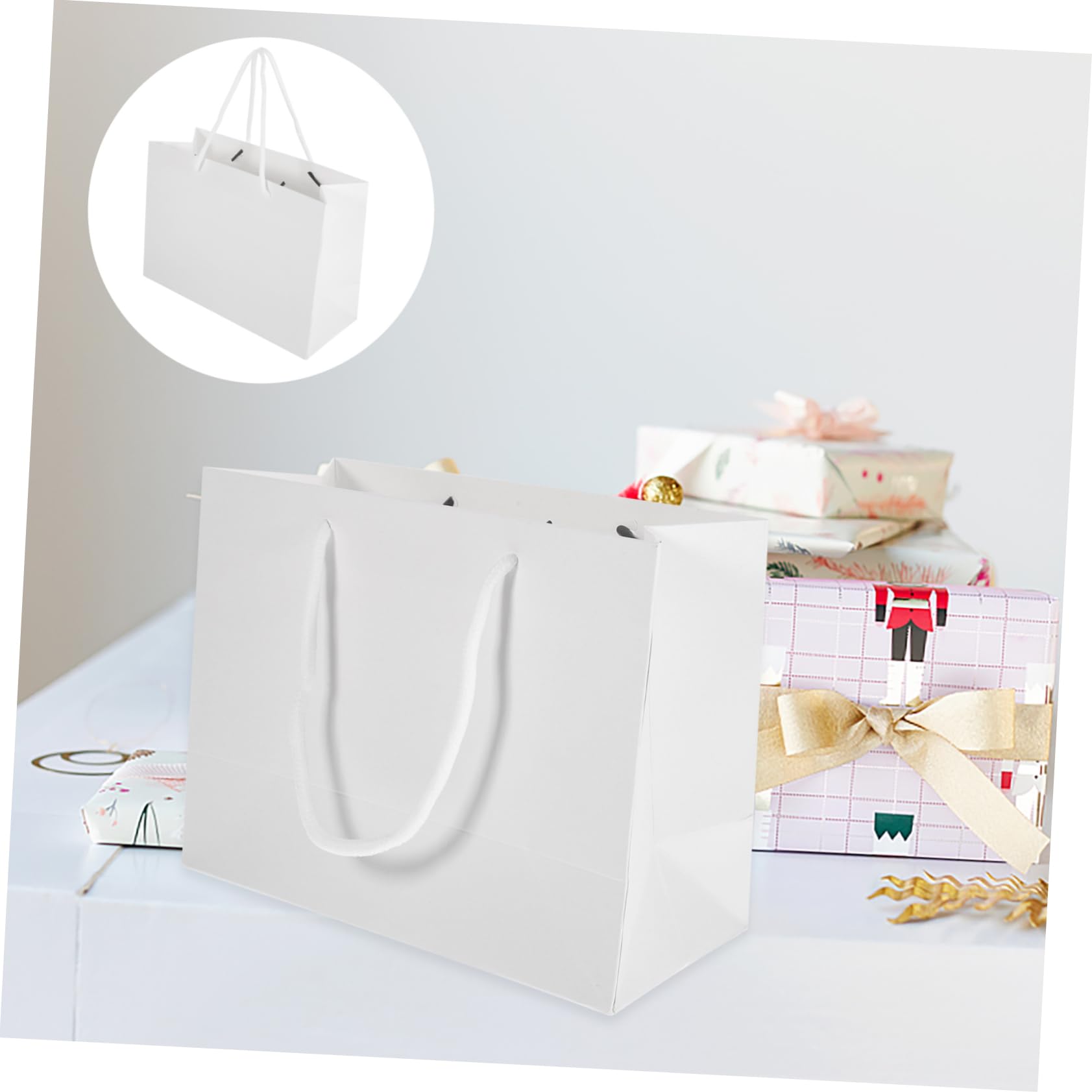 Zerodeko 20stücke Party Süßigkeitentüten Mit Griffen Geschenktüten Für Leckereien Kleine Goodie Bags Zur Geburtstagsparty Geburtstagsgeschenktüte Verpackungstüten Für Hochzeit Und