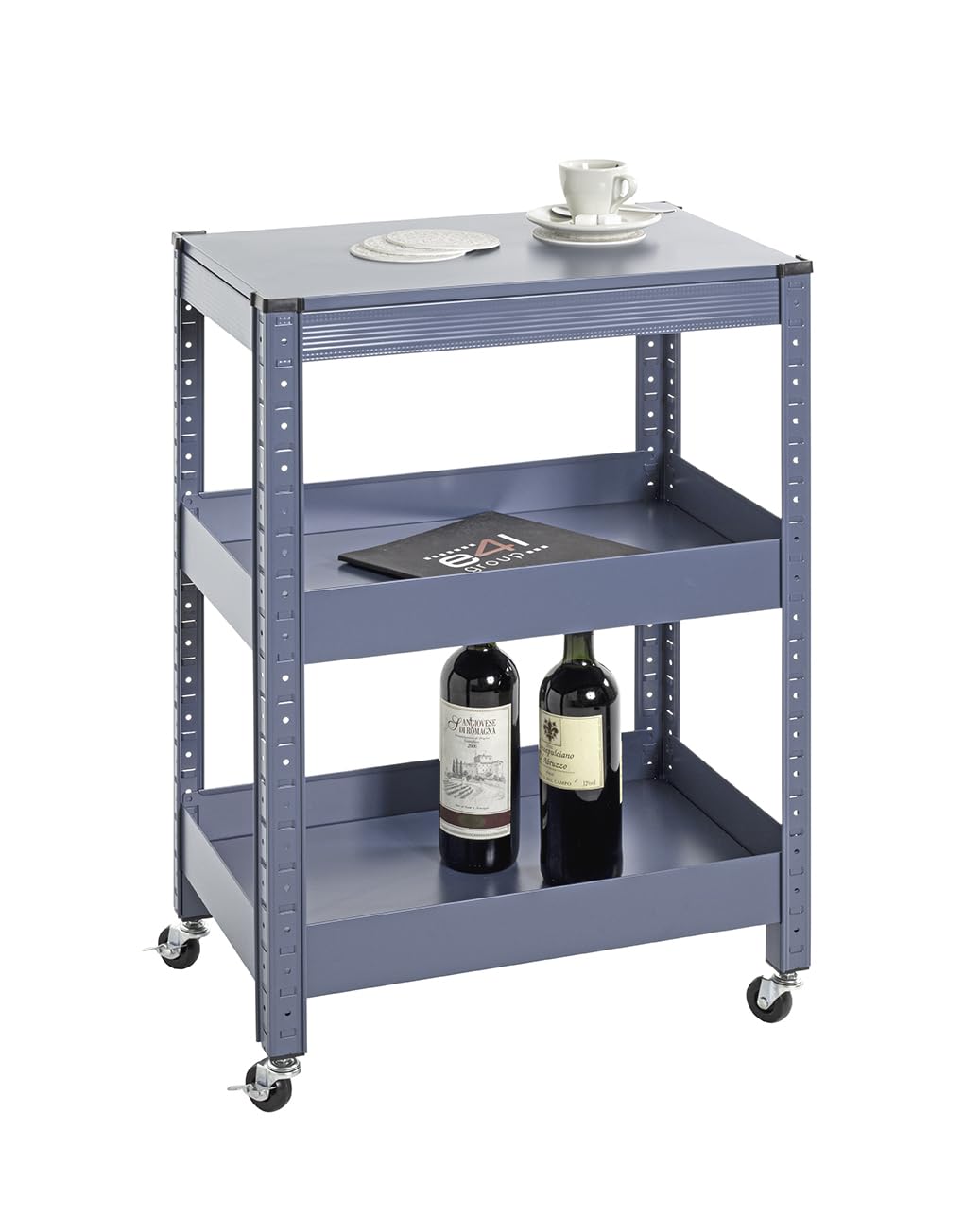 HAKU, blu, in metallo - dimensioni: L 50 x A 75 x P 32 cm, stile: moderno
