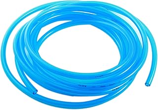 sourcing map a14091900ux0454-5m 5x8mm compresor de aire diesel de gas combustible de la pu línea de manguera de tubo de color azul claro