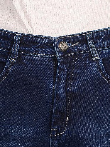 Image of Glossia Denim Baggy Jeans for Woman | Wide Leg Jeans for Women | High Waist Jean's for Woman | Loose Fit Plus Size Denim Ladies Jean's for Women(WJ-604-$)