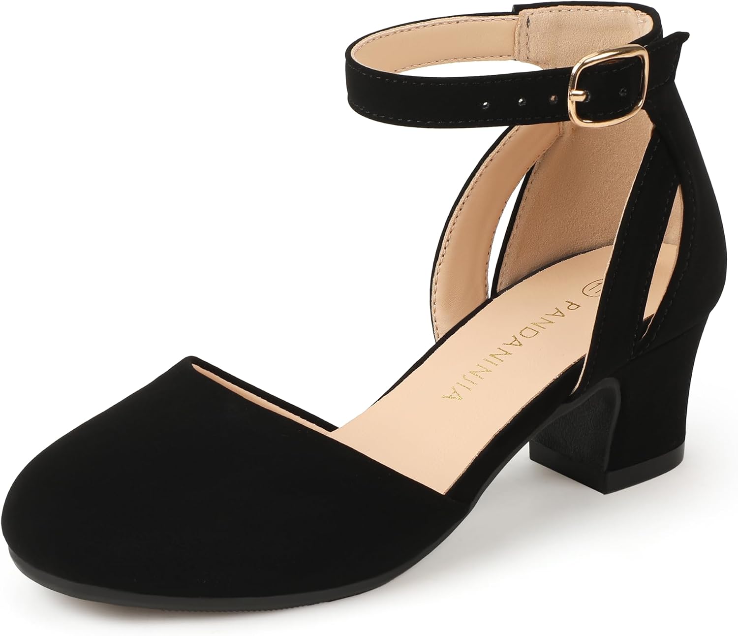 PANDANINJIA Girls Dress Shoes Kids Dress Shoes Heels