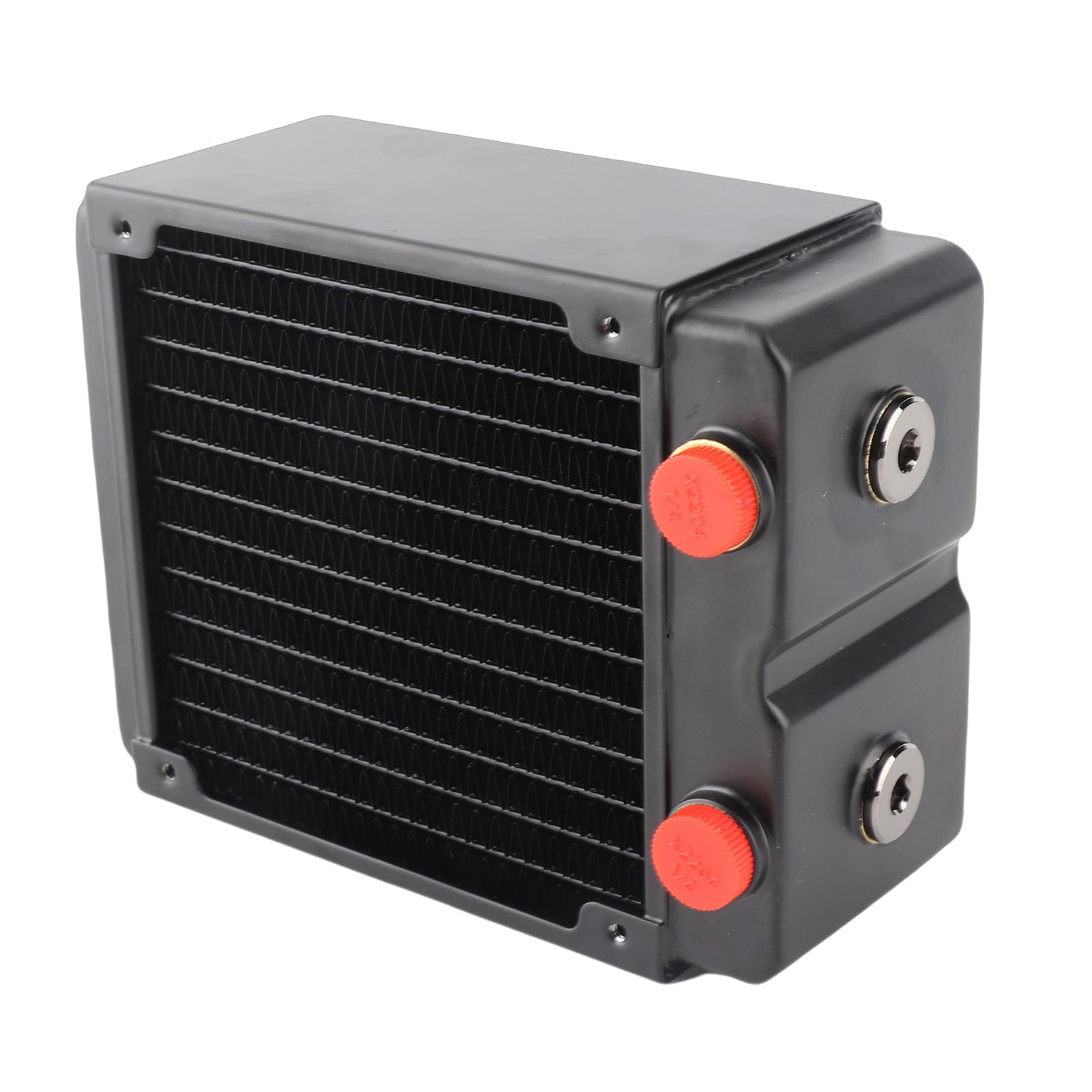 Radiatore in Rame di Raffreddamento Ad Acqua Preciso per Computer Dissipatore di Calore a 3 Strati Efficiente 120 Mm G1/4 per Sistemi di Raffreddamento Ad Acqua per PC