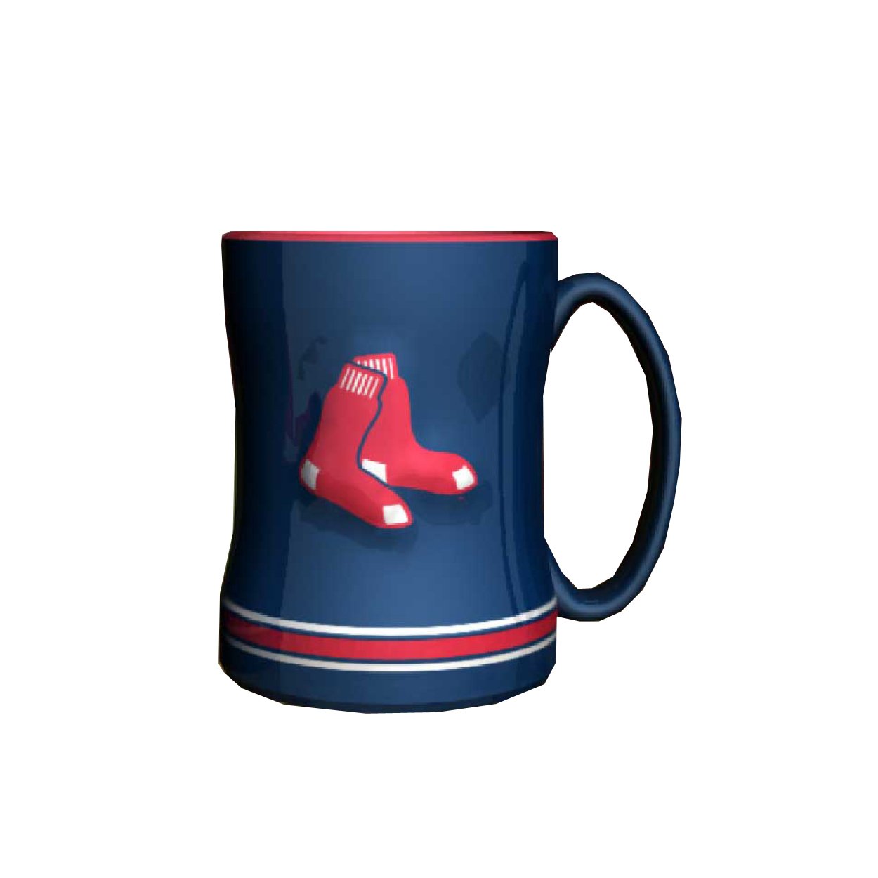MLB Boston Red Sox Sculpted Relief Mug, 14-Ounce