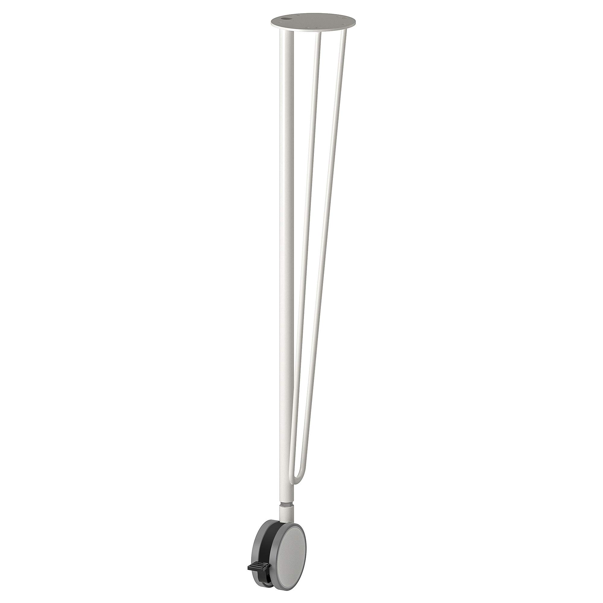 Patas KRILLE con ruedas, 70 cm, color blanco
