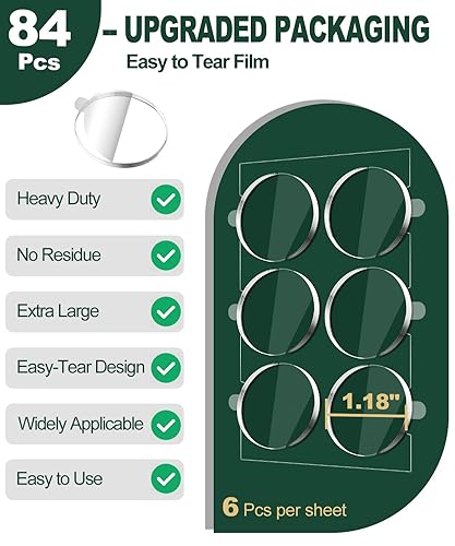 Miniatura 2 de Masilla adhesiva de museo extra grande de 1.18 pulgadas, resistente, extraíble, sin residuos, película mejorada de fácil despegar, masilla de pared