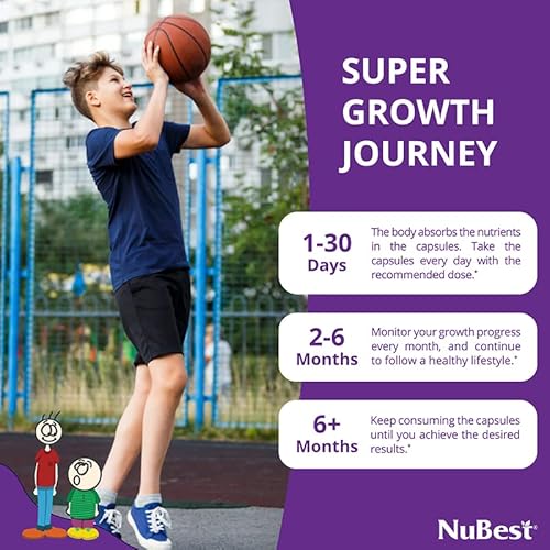 Nubest Tall 10+ - Advanced Bone Strength Formula - Supports Immunity, Healthy Development & Optimal Wellness - For Children (10+) & Teens Who Drink Milk Daily - 2 Pack | 2 Months Supply #TOP5