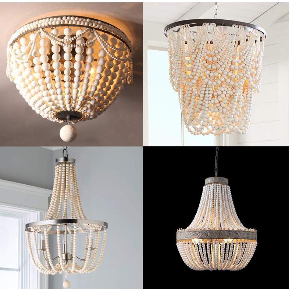 200 Perles Rondes En Bois Naturel Ou A Peindre 10 Mm Neuf - Un Grand Marché