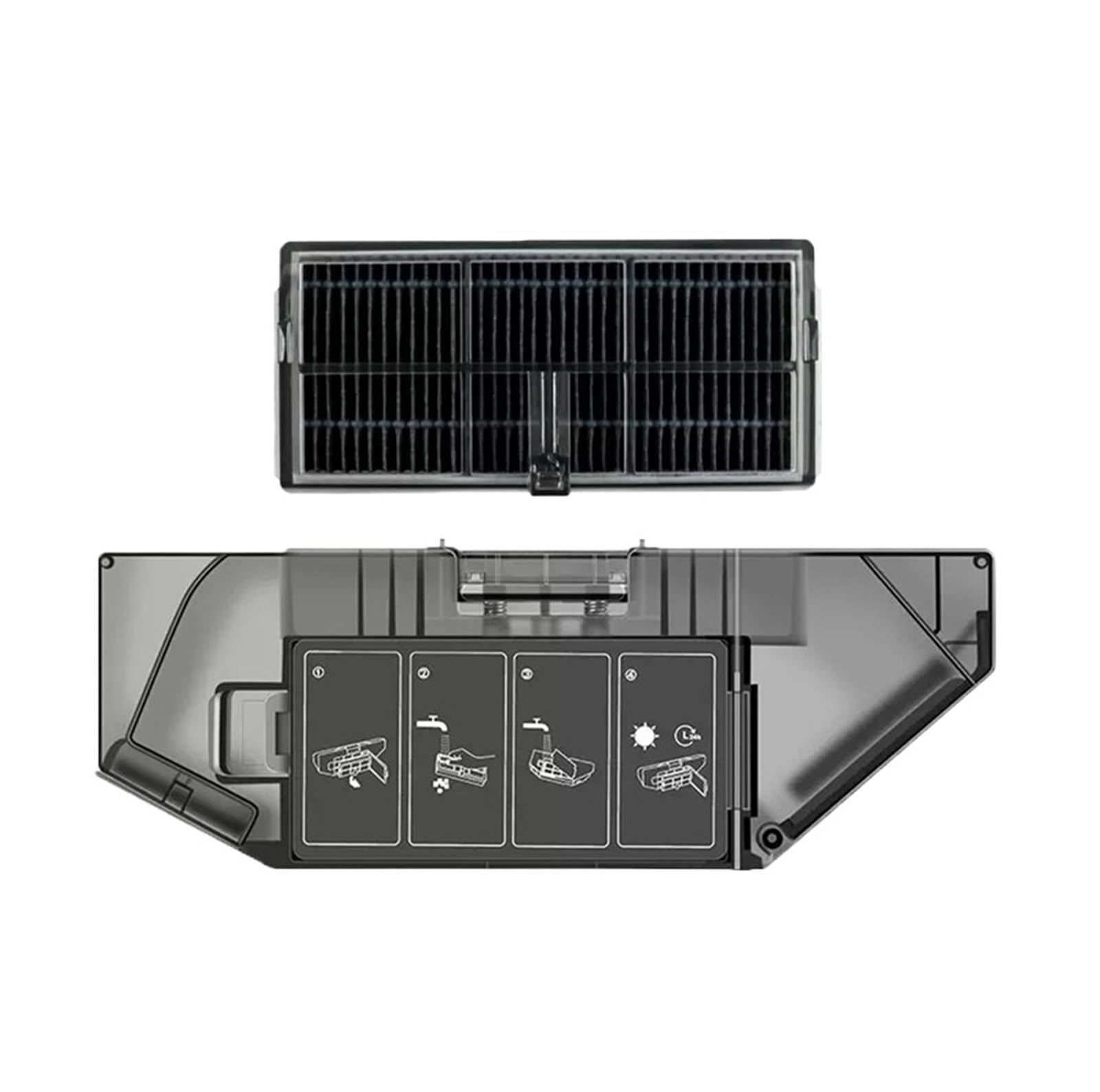 regiones Caja de polvo, compatible con MOVA V70 Ultra Complete | Accesorios for barredora