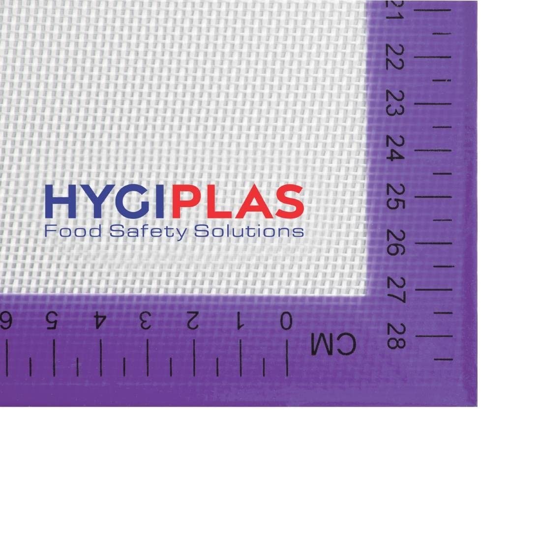 Hygiplas Allergene Silikon-Backmatte, antihaftbeschichtet, 520 x 315 mm, langlebig, leicht zu reinigen, ofenfest, hitzebeständig, wiederverwendbar, für Brot, Gebäck, Backen, Ofen, Backblech
