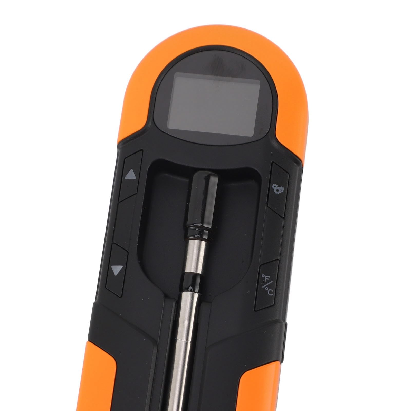 TOPINCN Termómetro Digital Inalámbrico para Carne, Temporizador de Alarma Inteligente IP66 con Sonda de Acero Inoxidable, Lectura LCD para Asar, Barbacoa, Parrilla, Cocinar en Horno