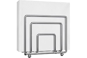 Elegant Simplicity: Brushed Nickel Napkin Holder for a Refined Dining Experience