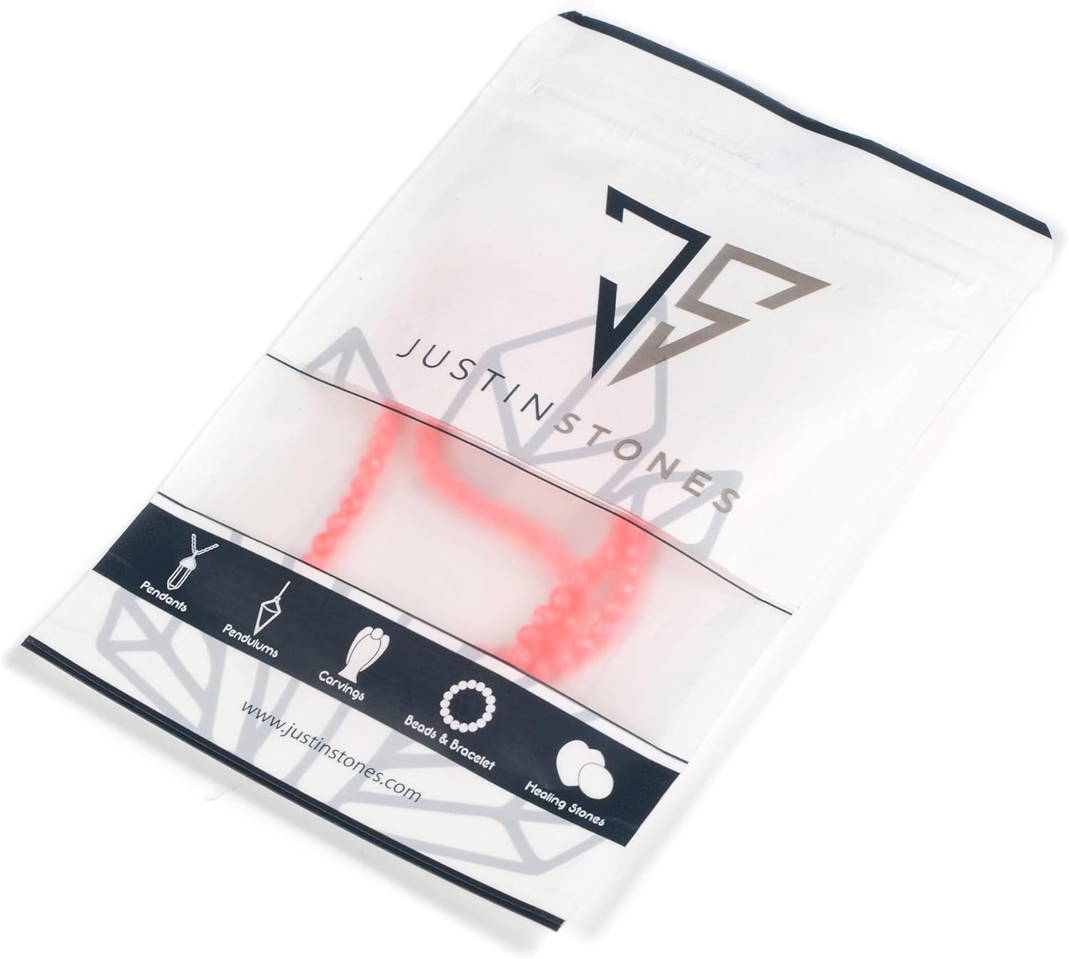 Dyed Pink Coral 4mm Faceted Round Beads Loose Beads 18 Inch for Jewelry Making Beads - Image 4