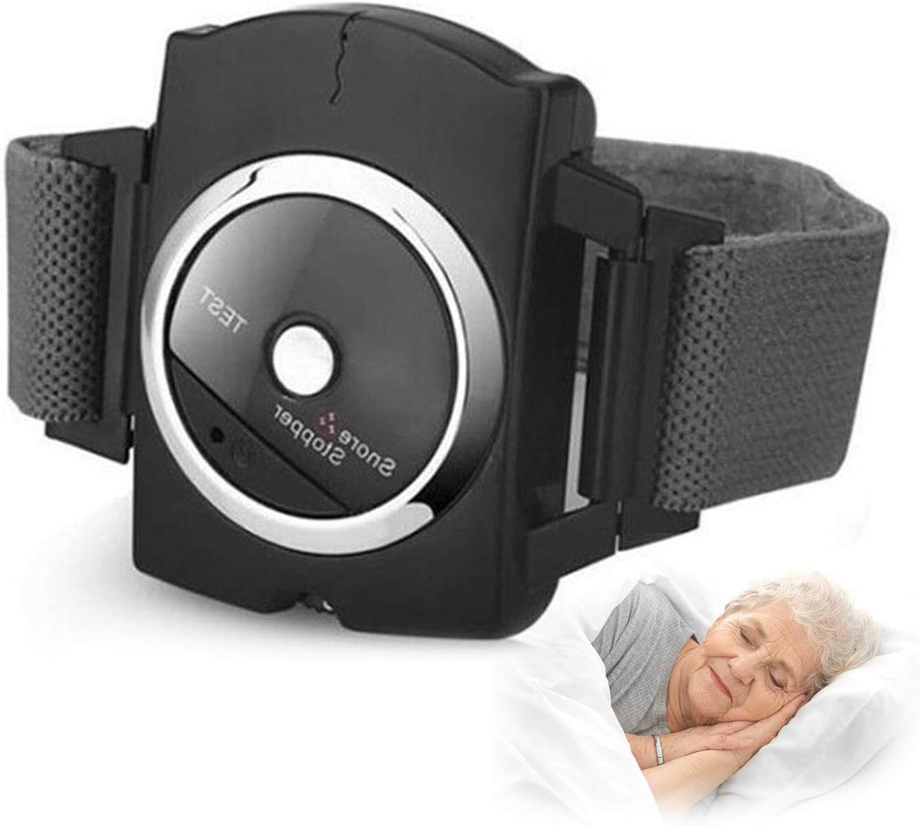 MOLVUS Smart Snore Stopper Stop Snoring Wristband Watch Infrared Anti