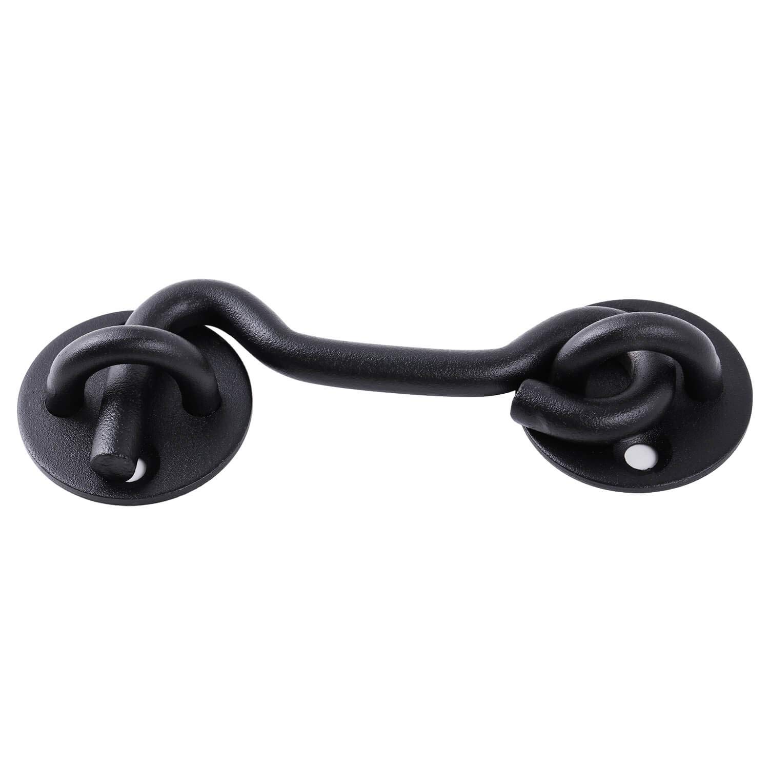 Buy 4 Inch Cabin Hook Door Latch Hook and Eye Latch Lock for Sliding